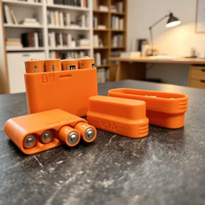 Caja de almacenamiento para 4  - Battery Case Storage reseña y precio