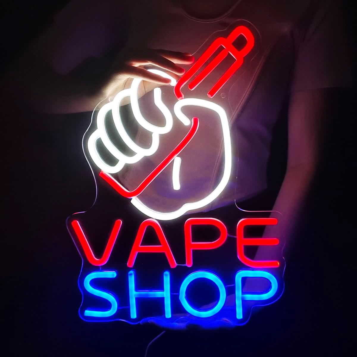 VAPE Shop-letrero de neón para - Vape Decoration reseña y precio