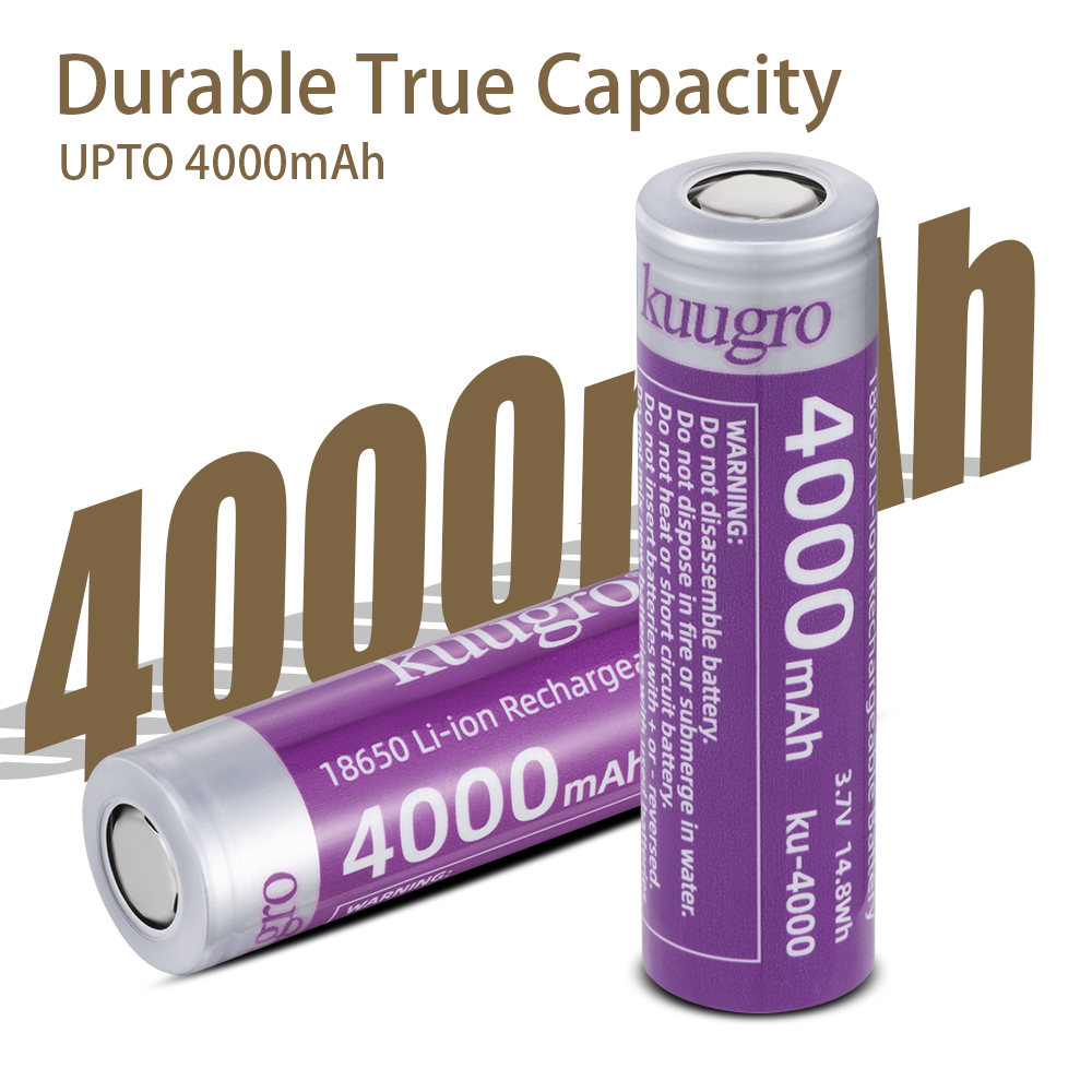 Batería recargable Kuugro Ku-4 - Vape Battery 18650 reseña y precio